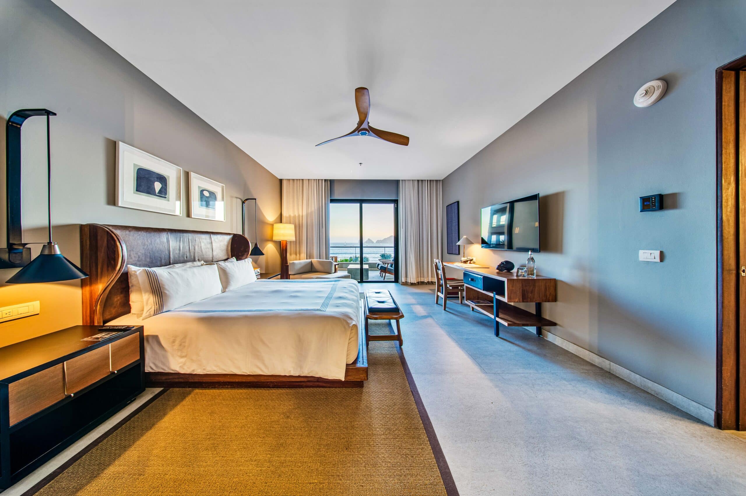 Peter Glassford king bedroom Cape Residences Cabo San Lucas